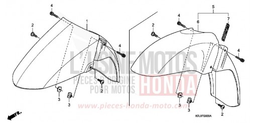 FRONT FENDER FES1253 de 2003
